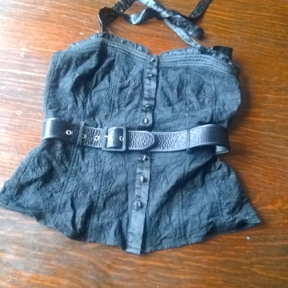 Halter neck fancy top